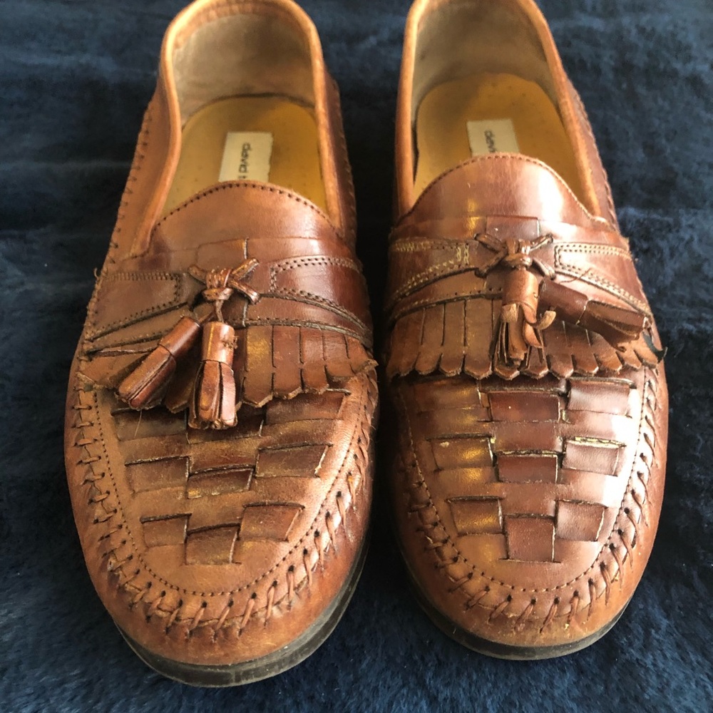 David Taylor Mens loafers Size 10.5 D Brown